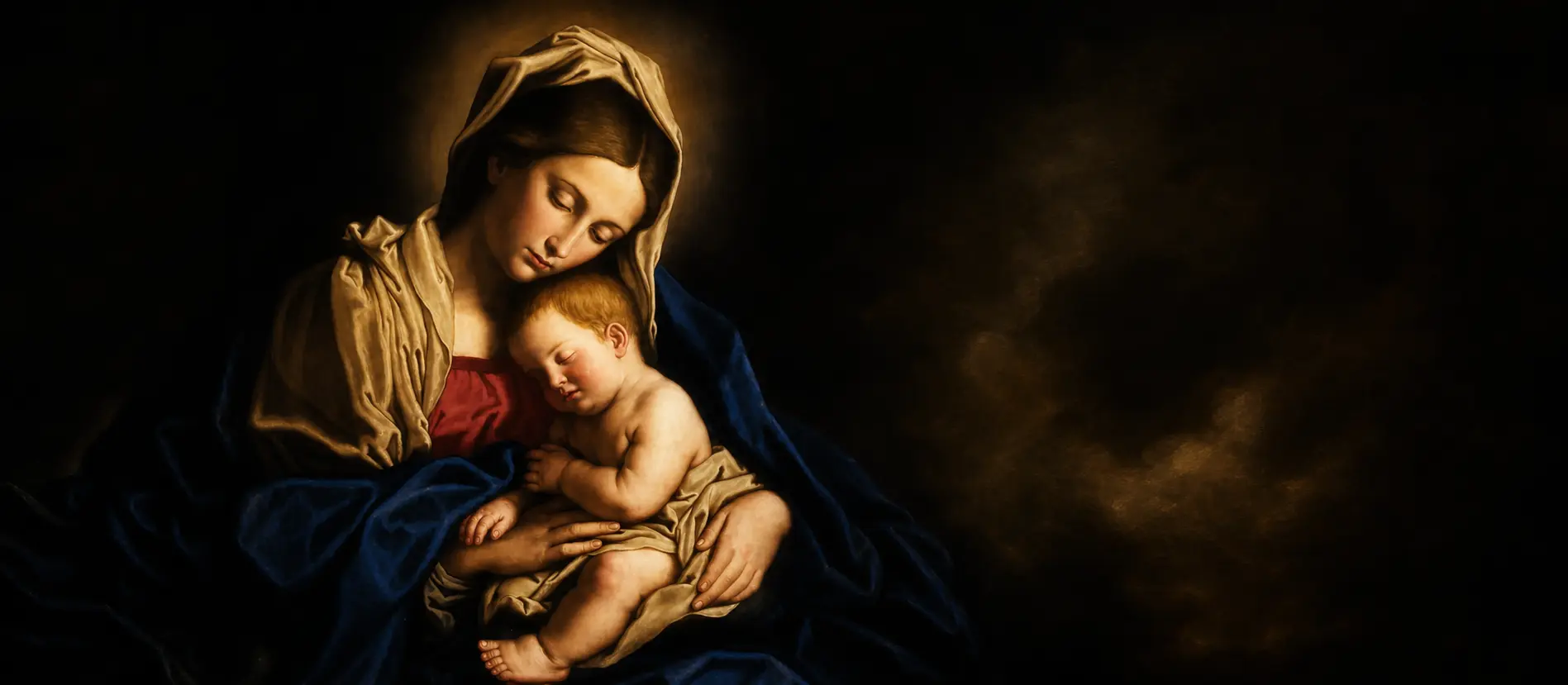 Imagem ilustrativa do carinho pela Mãe de Deus